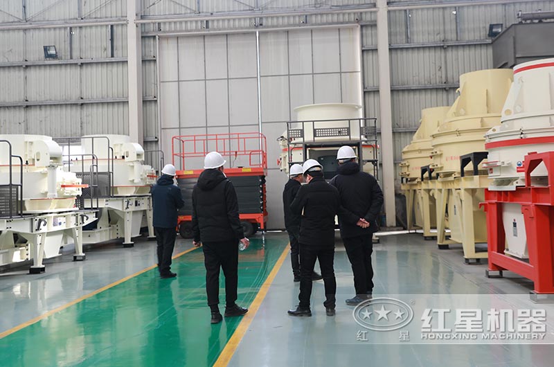 用户到厂考察河卵石制砂半岛网页版,半岛（中国）官方
