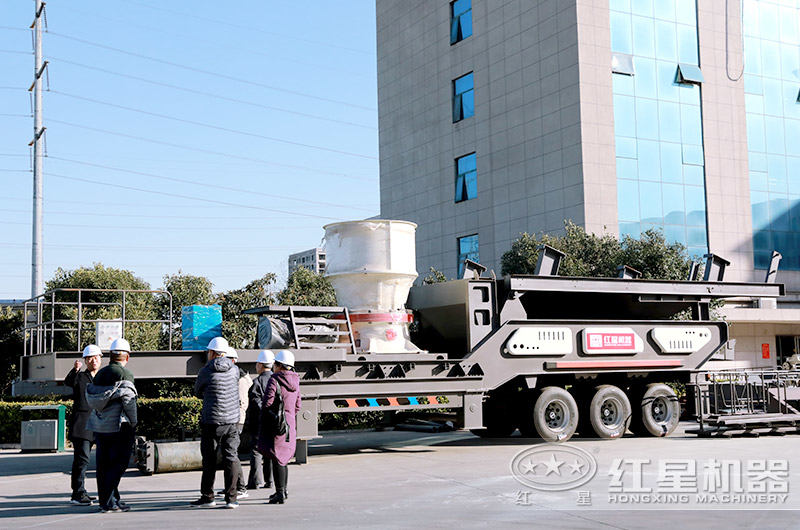 红星客户到厂参观建筑垃圾处理半岛网页版,半岛（中国）官方
